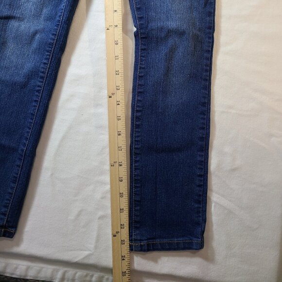 Children’s Place Super Skinny Jeans Size 10 Slim | Dark Wash Stretch Denim - Picture 4 of 7